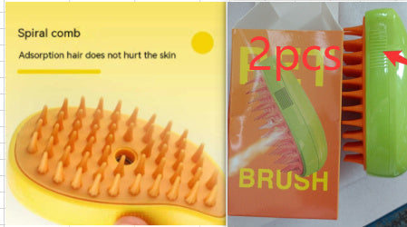 Electric 3 In 1 Cat Steam Brush
