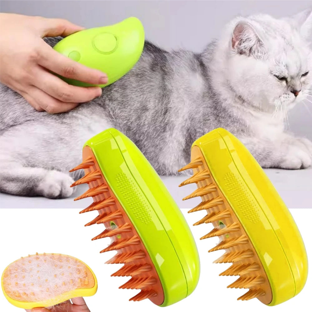 Electric 3 In 1 Cat Steam Brush