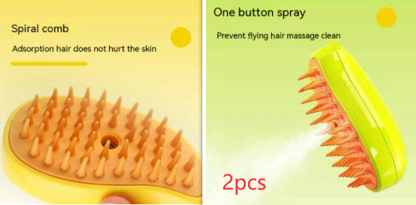 Electric 3 In 1 Cat Steam Brush