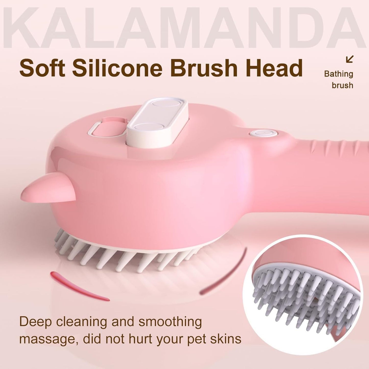 Pet 4 In 1 Steamy Cat Brush